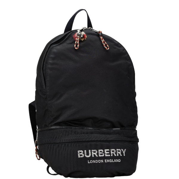 バーバリー リュック バックパック ウエストバッグ 2WAY 8013519 ブラック ナイロン レディース BURBERRY 【中古】