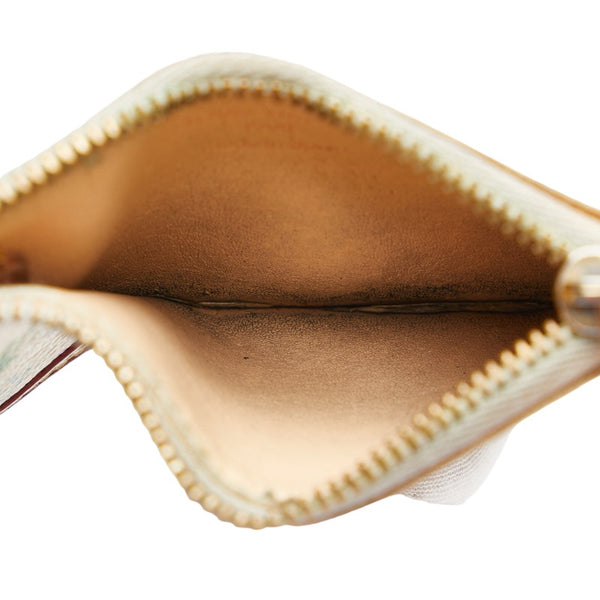 ルイ ヴィトン モノグラム マルチカラー ポシェット クレ コインケース M92655 ホワイト PVC レザー レディース LOUIS VUITTON 【中古】