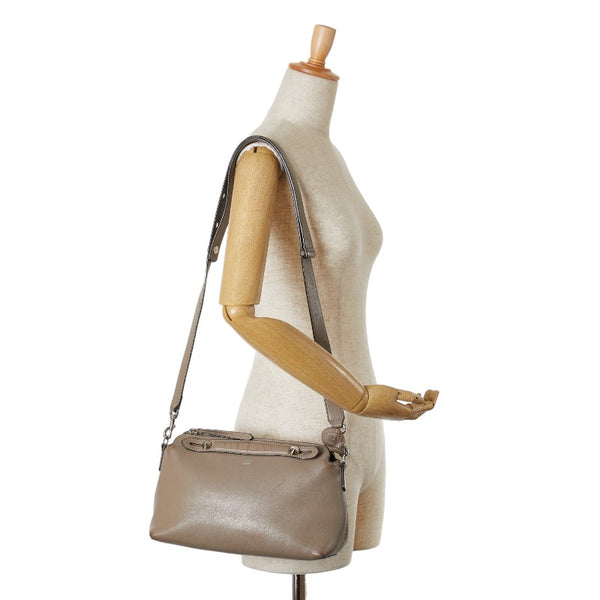 フェンディ バイザウェイ ハンドバッグ ショルダーバッグ 2WAY 8BL146 グレー レザー レディース FENDI 【中古】