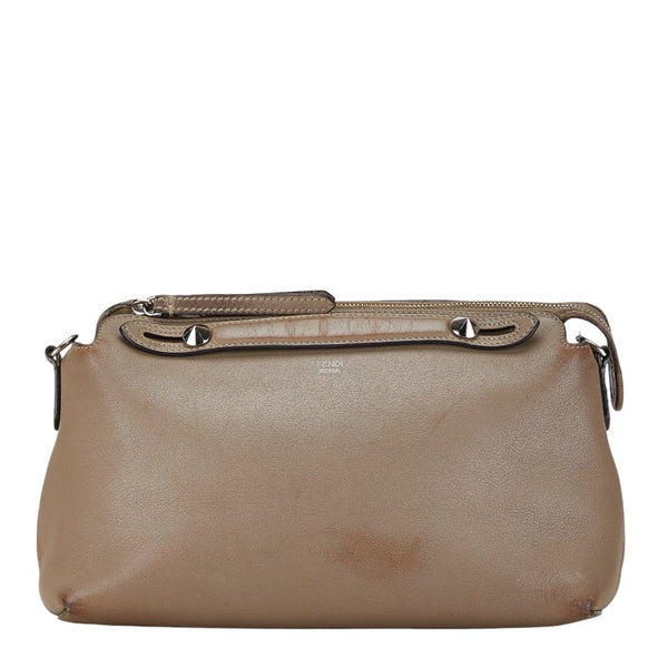 フェンディ バイザウェイ ハンドバッグ ショルダーバッグ 2WAY 8BL146 グレー レザー レディース FENDI 【中古】