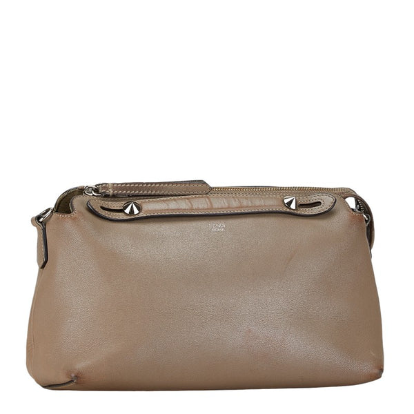 フェンディ バイザウェイ ハンドバッグ ショルダーバッグ 2WAY 8BL146 グレー レザー レディース FENDI 【中古】