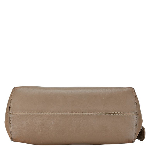 フェンディ バイザウェイ ハンドバッグ ショルダーバッグ 2WAY 8BL146 グレー レザー レディース FENDI 【中古】
