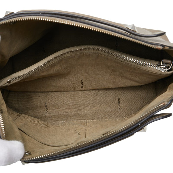 フェンディ バイザウェイ ハンドバッグ ショルダーバッグ 2WAY 8BL146 グレー レザー レディース FENDI 【中古】