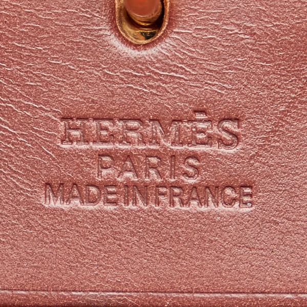 エルメス エールバッグMM ハンドバッグ ショルダーバッグ 2WAY ブラウン ホワイト ボックスカーフ トワルアッシュ レディース HERMES 【中古】