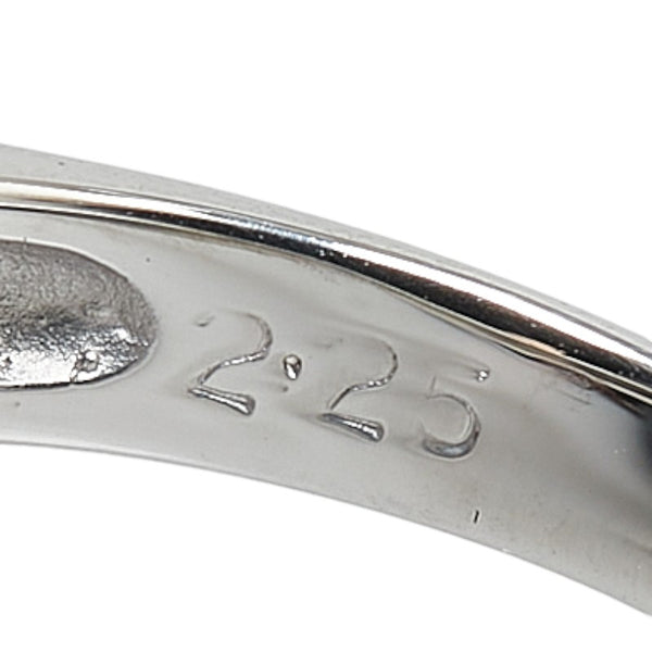 Pt900 プラチナ サファイア2.25ct ダイヤ0.56ct リング 指輪 レディース 11号 【中古】