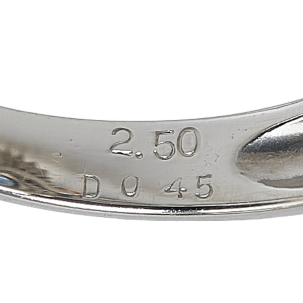 Pt900 プラチナ サファイア2.50ct ダイヤ0.45ct リング 指輪 レディース 11.5号 【中古】