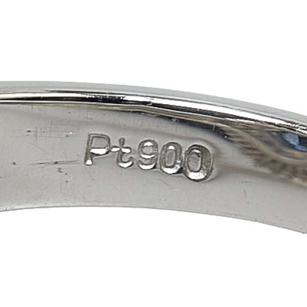 Pt900 プラチナ サファイア2.50ct ダイヤ0.45ct リング 指輪 レディース 11.5号 【中古】