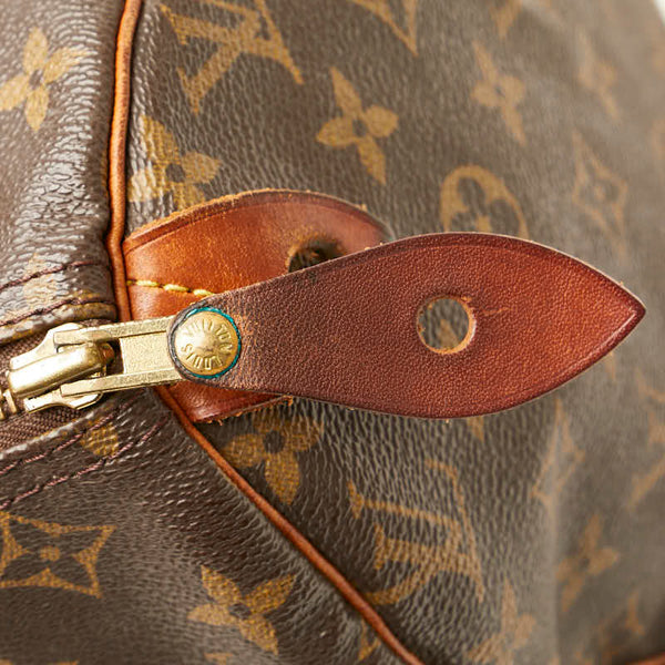 ルイ ヴィトン モノグラム スピーディ30 ハンドバッグ M41526 ブラウン PVC レザー レディース LOUIS VUITTON 【中古】