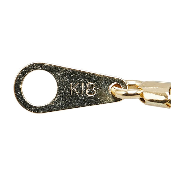 K18YG イエローゴールド ブレスレット レディース 【中古】