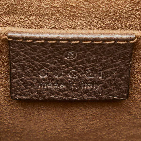 グッチ GGスプリーム ティアン 斜め掛け チェーン ショルダーバッグ 409487 ベージュ PVC レザー レディース GUCCI 【中古】