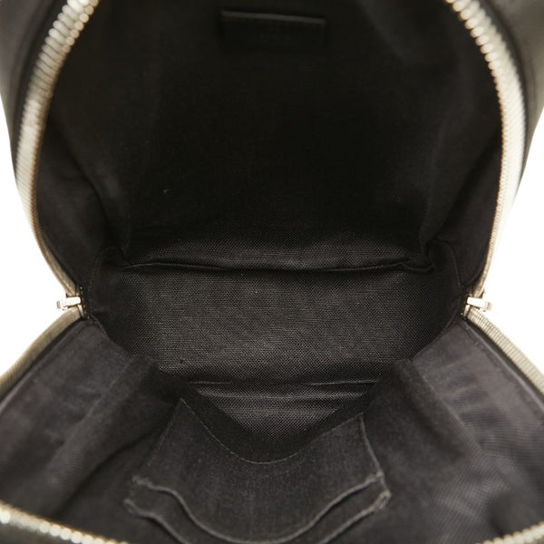 グッチ GGスプリーム ウエストバッグ ボディバッグ ショルダーバッグ 478325 ブラック PVC レザー レディース GUCCI 【中古】