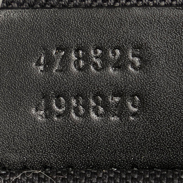 グッチ GGスプリーム ウエストバッグ ボディバッグ ショルダーバッグ 478325 ブラック PVC レザー レディース GUCCI 【中古】