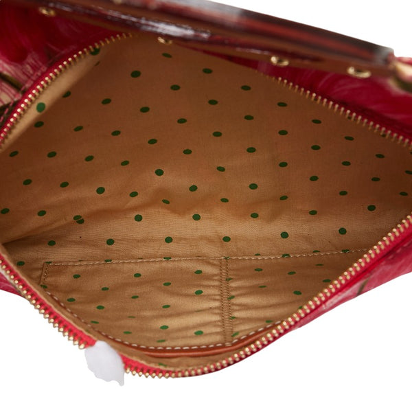 ケイトスペード フラワー 花 ハンドバッグ ピンク キャンバス レザー レディース Kate Spade 【中古】