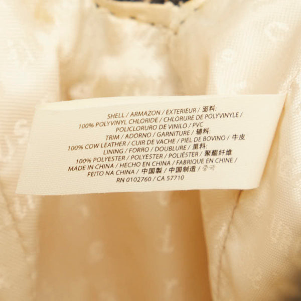 ケイトスペード ロゴ レオパード柄 ハンドバッグ ショルダーバッグ 2WAY ブラウン アイボリー ブラック PVC レザー レディース Kate Spade 【中古】