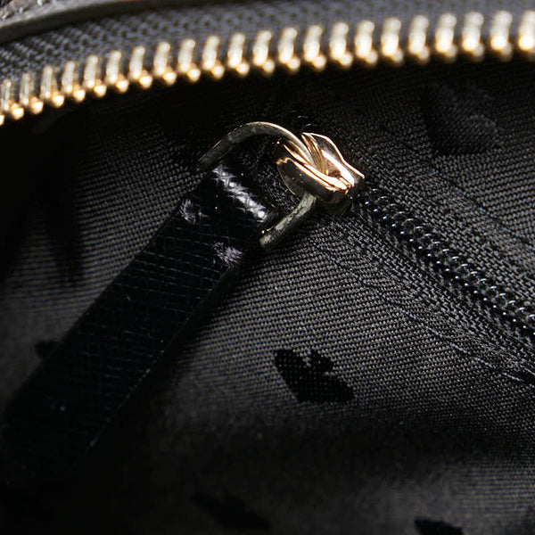 ケイトスペード ローリン セーリング フローラル ショルダーバッグ ブラック マルチカラー PVC レザー レディース Kate Spade 【中古】