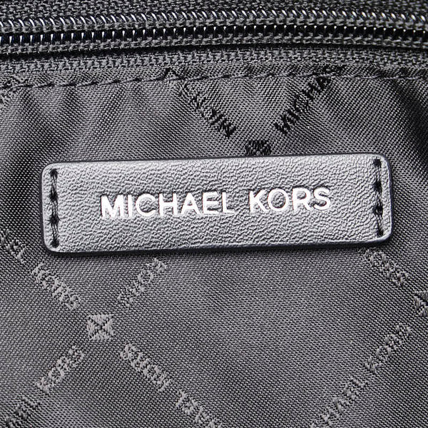 マイケルコース ハンドバッグ トートバッグ ブラック ホワイト ナイロン レザー レディース Michael Kors 【中古】