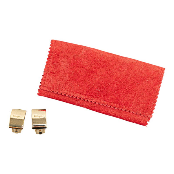 サルヴァトーレフェラガモ スクエア プレート イヤリング ゴールド メッキ レディース Salvatore Ferragamo 【中古】