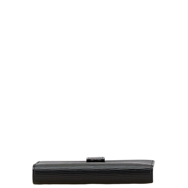 ルイ ヴィトン エピ ポルトフォイユ ヴィエノワ 二つ折り財布 M63972 ノワール ブラック レザー レディース LOUIS VUITTON 【中古】