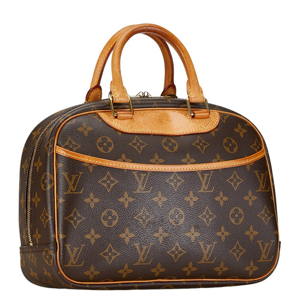 ルイ ヴィトン モノグラム トゥルーヴィル ハンドバッグ M42228 ブラウン PVC レザー レディース LOUIS VUITTON 【中古】