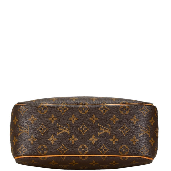 ルイ ヴィトン モノグラム トゥルーヴィル ハンドバッグ M42228 ブラウン PVC レザー レディース LOUIS VUITTON 【中古】