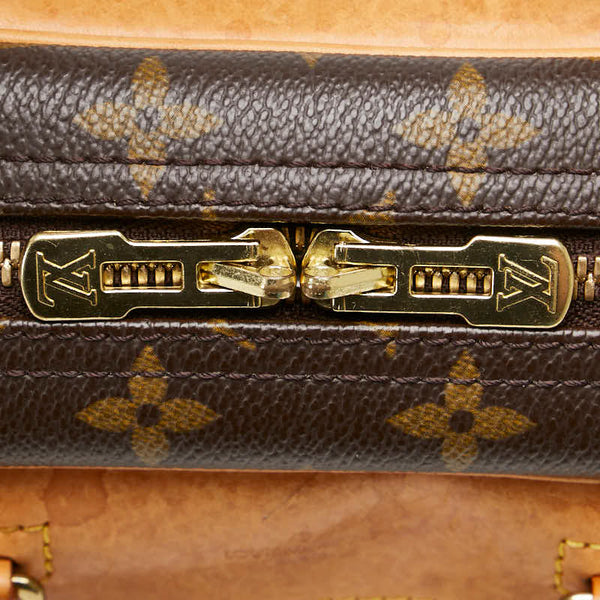ルイ ヴィトン モノグラム トゥルーヴィル ハンドバッグ M42228 ブラウン PVC レザー レディース LOUIS VUITTON 【中古】