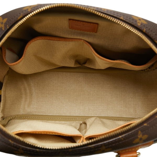 ルイ ヴィトン モノグラム トゥルーヴィル ハンドバッグ M42228 ブラウン PVC レザー レディース LOUIS VUITTON 【中古】