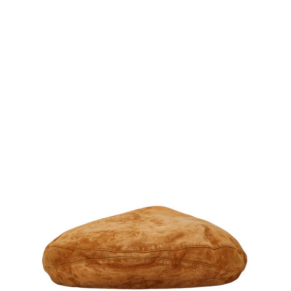 グッチ ワンショルダーバッグ 95332 ブラウン レザー スエード レディース GUCCI 【中古】