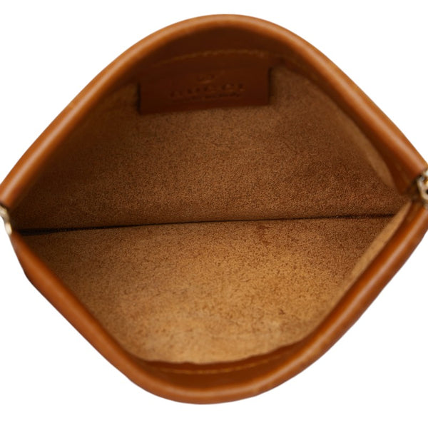 グッチ ワンショルダーバッグ 95332 ブラウン レザー スエード レディース GUCCI 【中古】