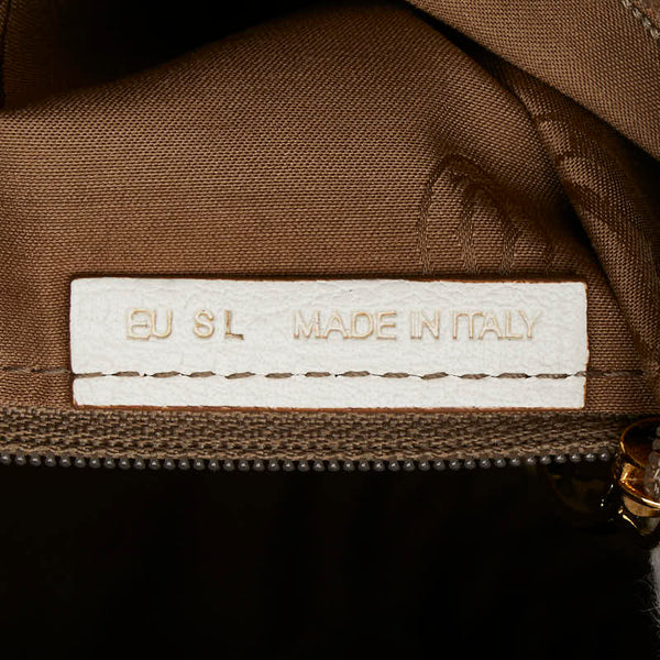 カルティエ マルチェロ ドゥ カルティエ ハンドバッグ ショルダーバッグ 2WAY ホワイト レザー レディース CARTIER 【中古】