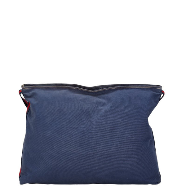 グッチ ロゴ ワンショルダーバッグ 189674 ネイビー レッド キャンバス レディース GUCCI 【中古】