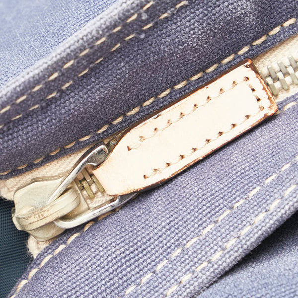 グッチ ロゴ ワンショルダーバッグ 189674 ネイビー レッド キャンバス レディース GUCCI 【中古】