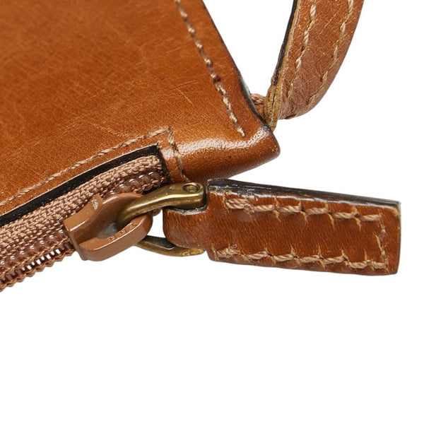 グッチ GGキャンバス ショルダーバッグ 94898 002058 ベージュ ブラウン キャンバス レザー レディース GUCCI 【中古】