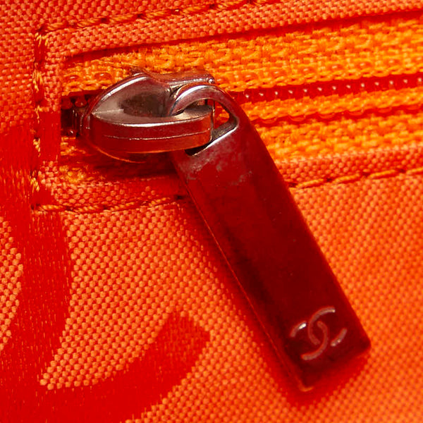 シャネル カンボンライン ラージ トートバッグ A25169 ベージュ ラムスキン レディース CHANEL 【中古】