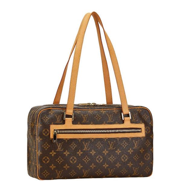 ルイ ヴィトン モノグラム シテGM ハンドバッグ ショルダーバッグ M51181 ブラウン PVC レザー レディース LOUIS VUITTON 【中古】
