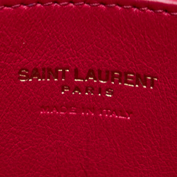 サンローラン ベイビーカバス ハンドバッグ ショルダーバッグ 2WAY 372087 ピンク レザー レディース SAINT LAURENT 【中古】