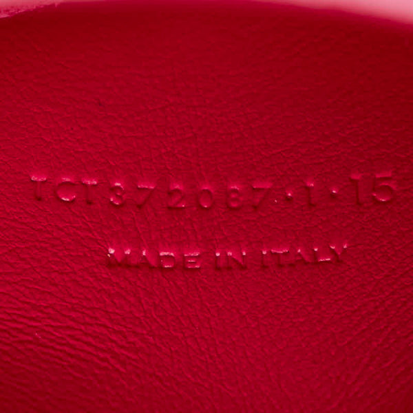 サンローラン ベイビーカバス ハンドバッグ ショルダーバッグ 2WAY 372087 ピンク レザー レディース SAINT LAURENT 【中古】