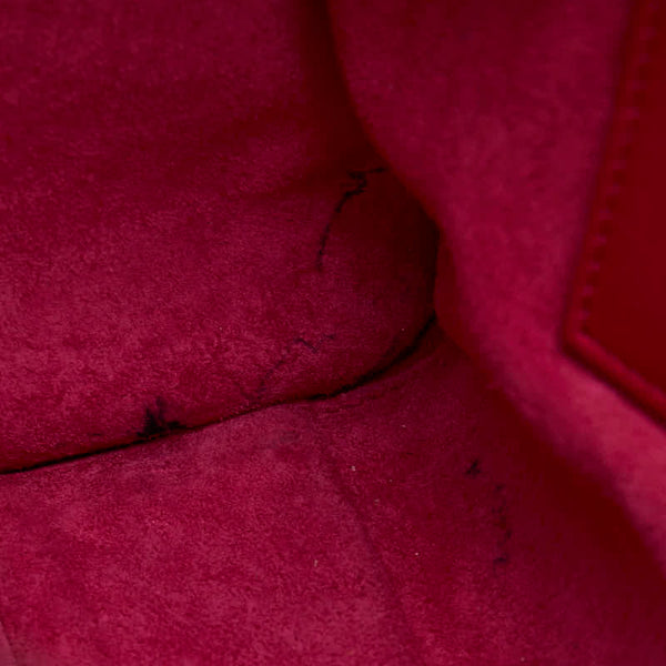 サンローラン ベイビーカバス ハンドバッグ ショルダーバッグ 2WAY 372087 ピンク レザー レディース SAINT LAURENT 【中古】