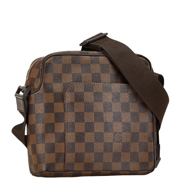 ルイ ヴィトン ダミエ オラフPM 斜め掛け ショルダーバッグ N41442 ブラウン PVC レザー レディース LOUIS VUITTON 【中古】