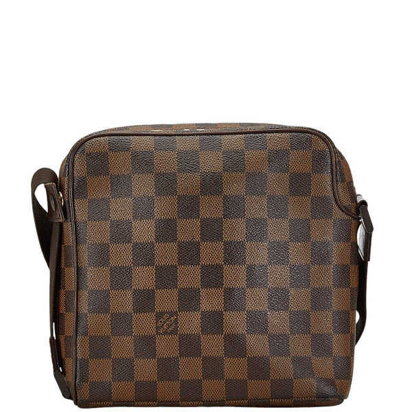 ルイ ヴィトン ダミエ オラフPM 斜め掛け ショルダーバッグ N41442 ブラウン PVC レザー レディース LOUIS VUITTON 【中古】