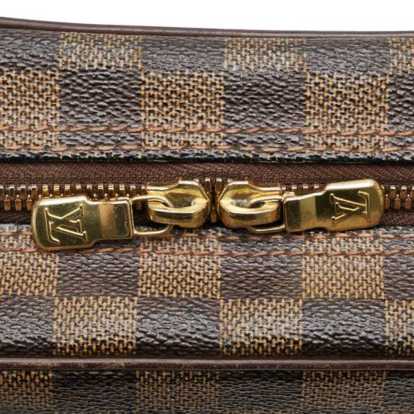 ルイ ヴィトン ダミエ オラフPM 斜め掛け ショルダーバッグ N41442 ブラウン PVC レザー レディース LOUIS VUITTON 【中古】