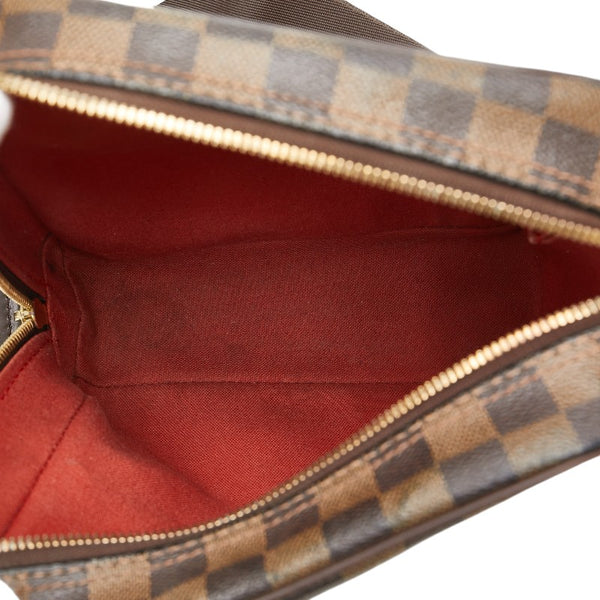 ルイ ヴィトン ダミエ オラフPM 斜め掛け ショルダーバッグ N41442 ブラウン PVC レザー レディース LOUIS VUITTON 【中古】