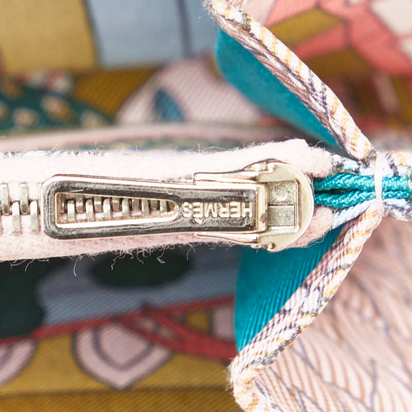 エルメス アザップ シルクイン ロング ラウンドファスナー 長財布 マラカイト ヴォーエプソン レディース HERMES 【中古】