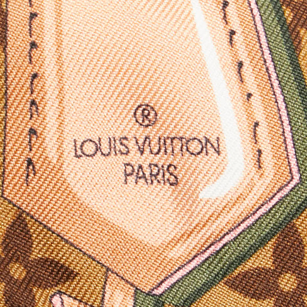 ルイ ヴィトン バンドーBB アルティメット スカーフ マルチカラー シルク レディース LOUIS VUITTON 【中古】