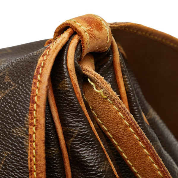 ルイ ヴィトン モノグラム ソミュール30 斜め掛け ショルダーバッグ M42256 ブラウン PVC レザー レディース LOUIS VUITTON 【中古】