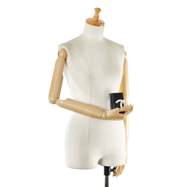 シャネル カンボンライン ココマーク キーケース ブラック レザー レディース CHANEL 【中古】