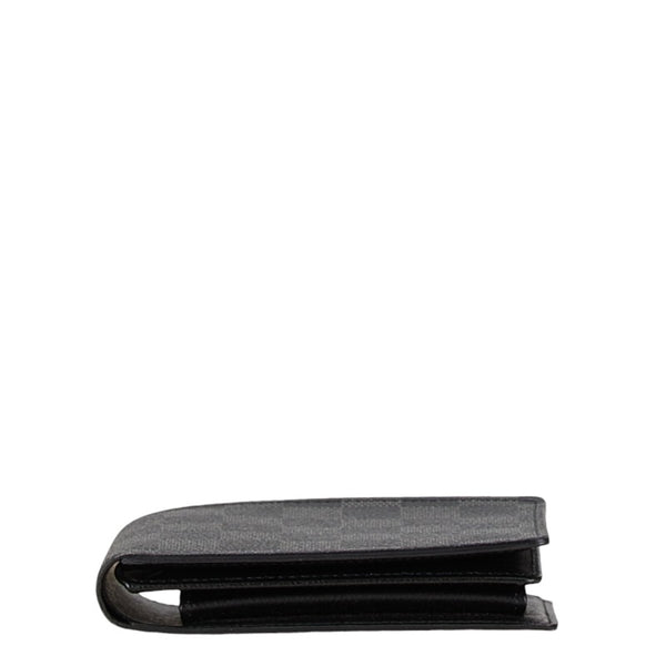 ルイ ヴィトン ダミエグラフィット ポルトフォイユ フロリン 二つ折り財布 N63074 グレー キャンバス レザー レディース LOUIS VUITTON 【中古】