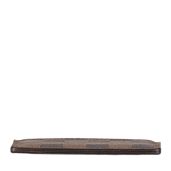 ルイ ヴィトン ダミエ ポルトカルト サーンプル カードケース N61722 ブラウン PVC レザー レディース LOUIS VUITTON 【中古】