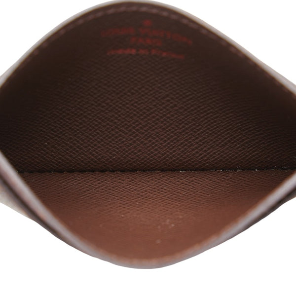 ルイ ヴィトン ダミエ ポルトカルト サーンプル カードケース N61722 ブラウン PVC レザー レディース LOUIS VUITTON 【中古】
