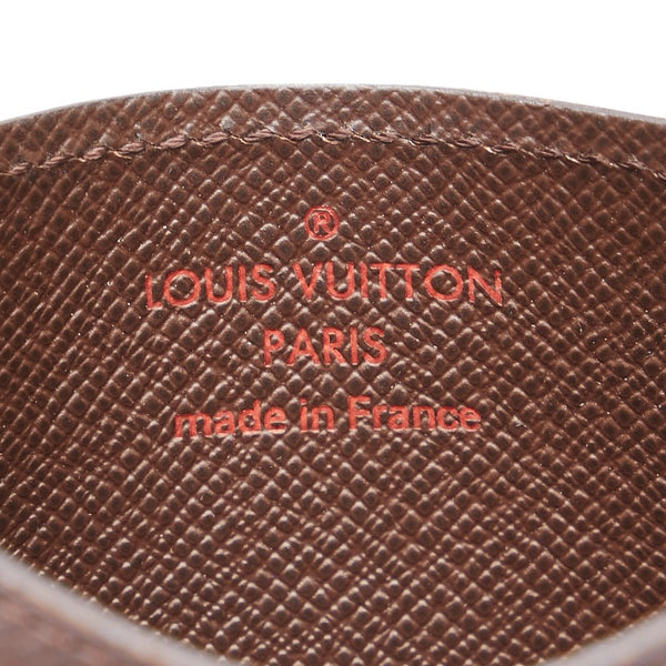 ルイ ヴィトン ダミエ ポルトカルト サーンプル カードケース N61722 ブラウン PVC レザー レディース LOUIS VUITTON 【中古】