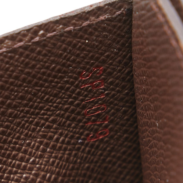 ルイ ヴィトン ダミエ ポルトカルト サーンプル カードケース N61722 ブラウン PVC レザー レディース LOUIS VUITTON 【中古】